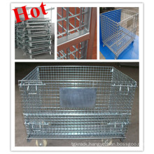 Logistic Foldable Wire Container Storage /Cage/Mesh Box Pallet/Foldable Wire Container